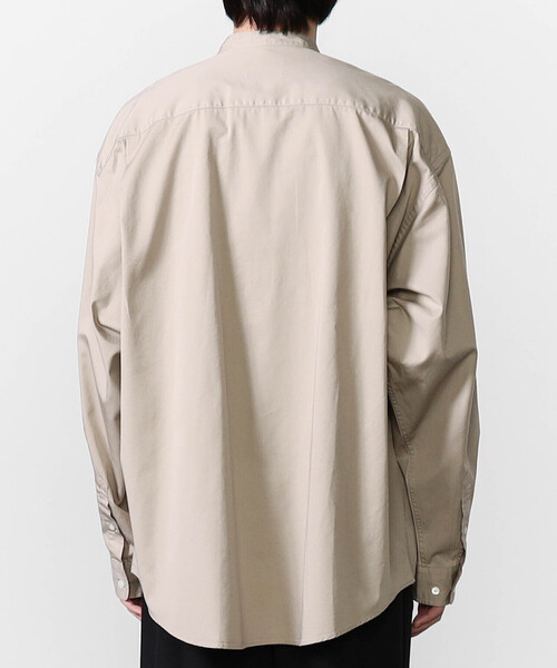 GYMPHLEX(ジムフレックス)の「Gymphlex | バンドカラー長袖シャツ SOLID MEN(シャツ/ブラウス・メンズ・チャコール/ブラウン系その他2・L/M)」の8枚目の写真