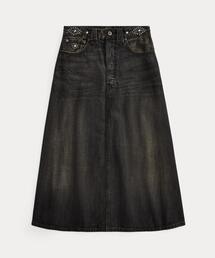 RRL（ダブル アール エル）の「スタデッド デニム スカート（デニムスカート）」