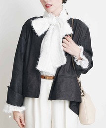 PICCIN | ボックスタックデニムブルゾン(ブルゾン)