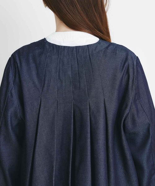 PICCIN（ピッチン）の「ボックスタックデニムブルゾン（ブルゾン・レディース・ブラック/ブルー・M）」の22枚目の写真