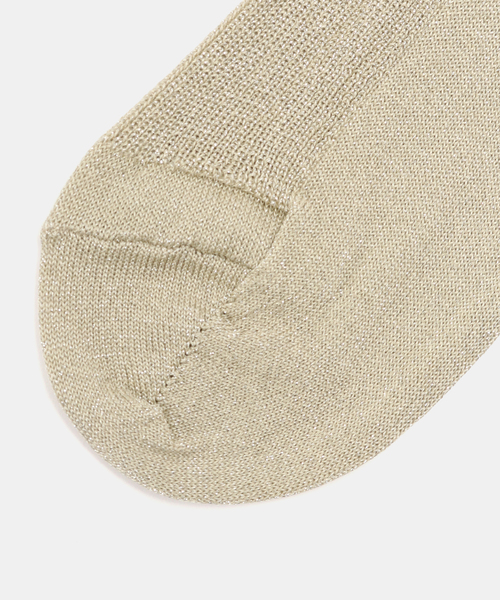 JOURNAL STANDARD（ジャーナルスタンダード）の「別注【MARCOMONDE / マルコモンド】 glitter ribbed socks JSSP（ソックス/靴下・レディース・ブルー/ゴールド/ブラウン・FREE）」の4枚目の写真