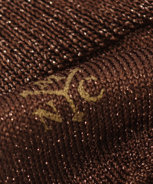 JOURNAL STANDARD（ジャーナルスタンダード）の「別注【MARCOMONDE / マルコモンド】 glitter ribbed socks JSSP（ソックス/靴下・レディース・ブルー/ゴールド/ブラウン・FREE）」の5枚目の写真