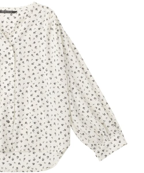 YECCA VECCA(イェッカヴェッカ)の「2wayボリューム袖花柄ブラウス(シャツ/ブラウス・レディース・ブラック/オフホワイト・FREE)」の10枚目の写真