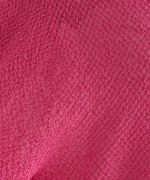 KATHARINE ROSS(キャサリンロス)の「【KATHARINE ROSS】ふわ袖かのこ和紙カーディガン(ニット/セーター・レディース・ミント/ピンク/チャコールグレー/アイボリー・FREE)」の11枚目の写真