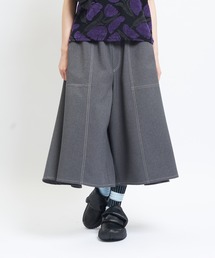 gomme（ゴム）の「プリーツドット 切替サルエルパンツ（その他パンツ