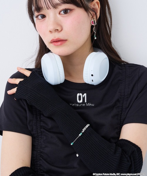 earth music&ecology（アースミュージックアンドエコロジー）の「初音ミク イメージ 2wayブレスレット（ブレスレット・レディース・シルバー・FREE）」の4枚目の写真