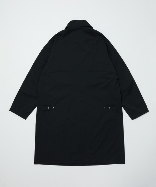 bal（バル）の「WATER RESISTANT WOOL BALMACAAN COAT（ステンカラーコート・メンズ・ブラック/チャコール・3/2/1）」の16枚目の写真