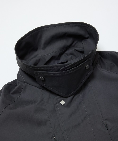 bal（バル）の「WATER RESISTANT WOOL BALMACAAN COAT（ステンカラーコート・メンズ・ブラック/チャコール・3/2/1）」の19枚目の写真