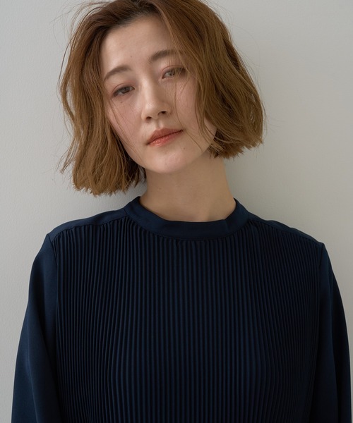 YECCA VECCA（イェッカヴェッカ）の「マルチwayプリーツワンピース（ワンピース・レディース・ネイビー・M）」の16枚目の写真