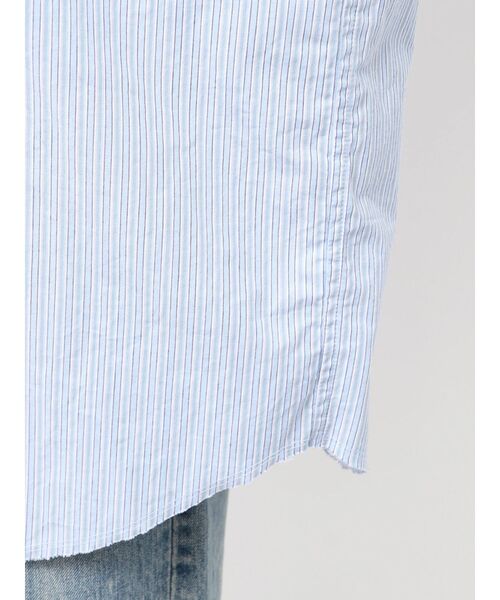 Ungrid（アングリッド）の「カットオフデザインストライプシャツ（シャツ/ブラウス・レディース・パープル/ブルー・FREE）」の22枚目の写真