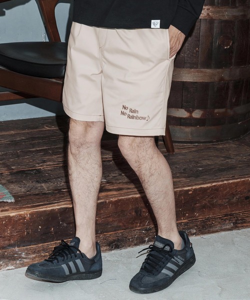 No Rain No Rainbow(ノーレインノーレインボー)の「mp14815-denim like shorts ショートパンツ(NR26S-07)(その他パンツ・メンズ・ブラック/ブルー/オフホワイト・XL/L/M/S)」の7枚目の写真