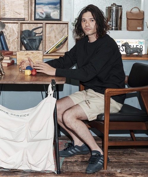 No Rain No Rainbow(ノーレインノーレインボー)の「mp14815-denim like shorts ショートパンツ(NR26S-07)(その他パンツ・メンズ・ブラック/ブルー/オフホワイト・XL/L/M/S)」の10枚目の写真