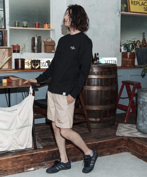 No Rain No Rainbow(ノーレインノーレインボー)の「mp14815-denim like shorts ショートパンツ(NR26S-07)(その他パンツ・メンズ・ブラック/ブルー/オフホワイト・XL/L/M/S)」の12枚目の写真