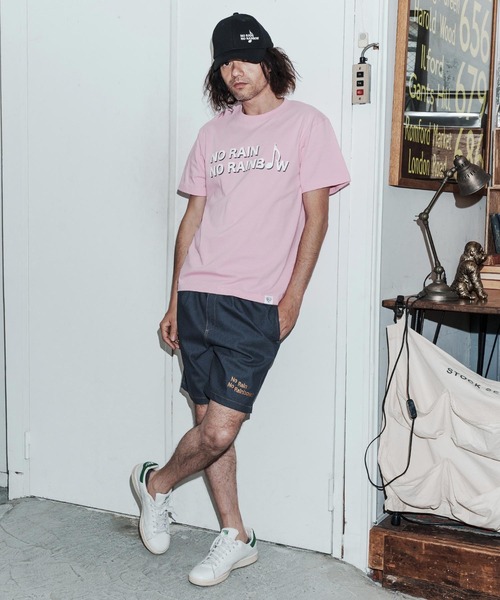 No Rain No Rainbow(ノーレインノーレインボー)の「mp14815-denim like shorts ショートパンツ(NR26S-07)(その他パンツ・メンズ・ブラック/ブルー/オフホワイト・XL/L/M/S)」の17枚目の写真