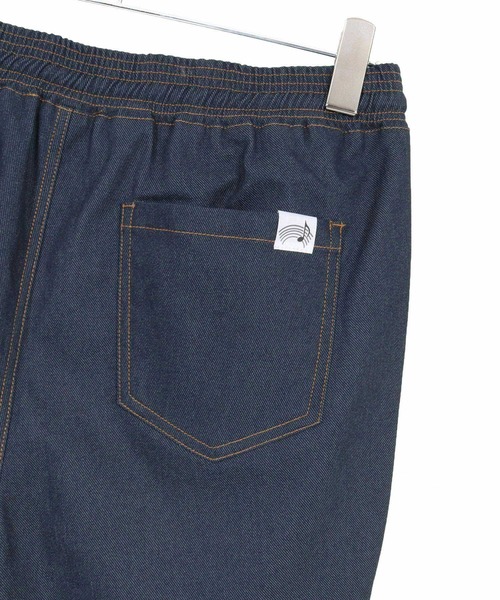No Rain No Rainbow(ノーレインノーレインボー)の「mp14815-denim like shorts ショートパンツ(NR26S-07)(その他パンツ・メンズ・ブラック/ブルー/オフホワイト・XL/L/M/S)」の5枚目の写真