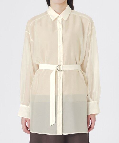LOVELESS（ラブレス）の「シフォンジーシアーシャツ（シャツ/ブラウス・レディース・ホワイト系その他・36）」の9枚目の写真