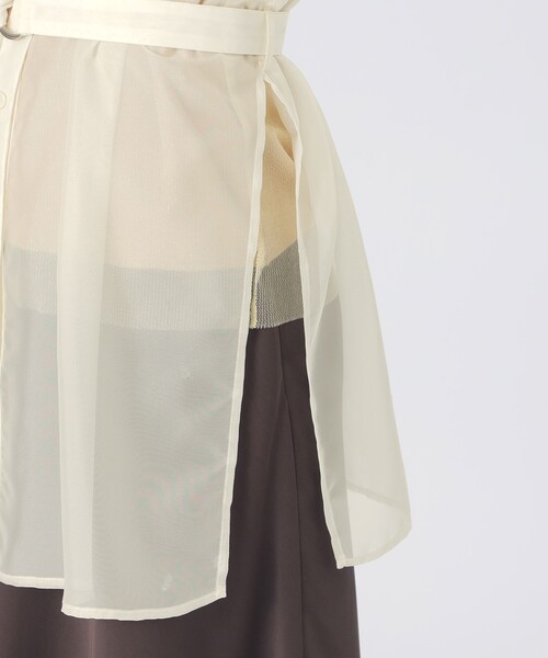 LOVELESS（ラブレス）の「シフォンジーシアーシャツ（シャツ/ブラウス・レディース・ホワイト系その他・36）」の15枚目の写真