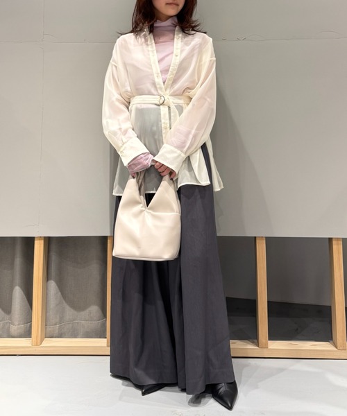 LOVELESS（ラブレス）の「シフォンジーシアーシャツ（シャツ/ブラウス・レディース・ホワイト系その他・36）」の3枚目の写真