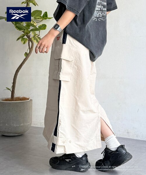 Reebok（リーボック）の「【Reebok】ナイロンカーゴスカート（スカート・レディース・ブラック/カーキ/アイボリー・FREE/PS）」の20枚目の写真