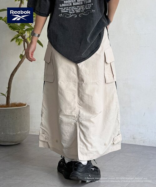 Reebok（リーボック）の「【Reebok】ナイロンカーゴスカート（スカート・レディース・ブラック/カーキ/アイボリー・FREE/PS）」の21枚目の写真