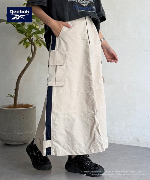 Reebok（リーボック）の「【Reebok】ナイロンカーゴスカート（スカート・レディース・ブラック/カーキ/アイボリー・FREE/PS）」の22枚目の写真