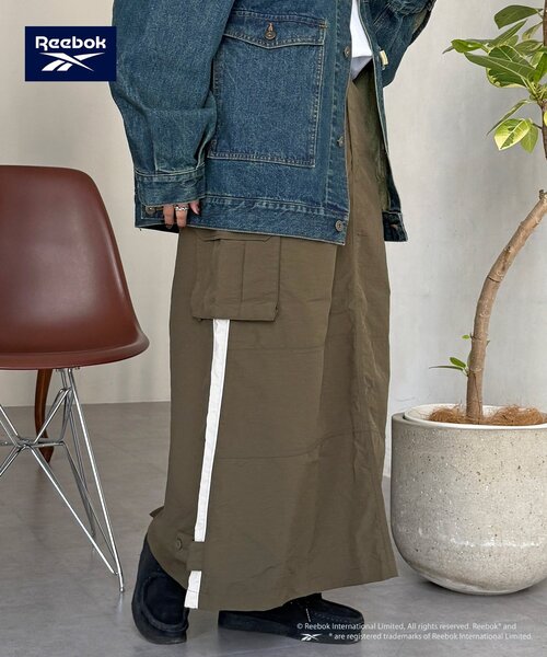 Reebok（リーボック）の「【Reebok】ナイロンカーゴスカート（スカート・レディース・ブラック/カーキ/アイボリー・FREE/PS）」の14枚目の写真