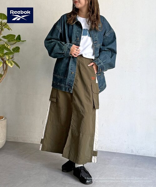 Reebok（リーボック）の「【Reebok】ナイロンカーゴスカート（スカート・レディース・ブラック/カーキ/アイボリー・FREE/PS）」の16枚目の写真