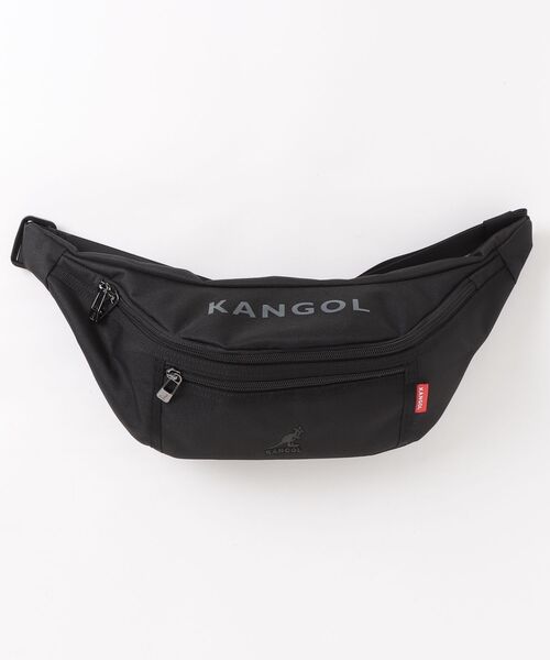 KANGOL(カンゴール)の「"06"≪KANGOL≫1ポケット ブランドロゴマーク ウエストバッグ(ボディバッグ/ウエストポーチ・メンズ・ブラック×ホワイト/ブラック×グレー・ONE SIZE)」の13枚目の写真