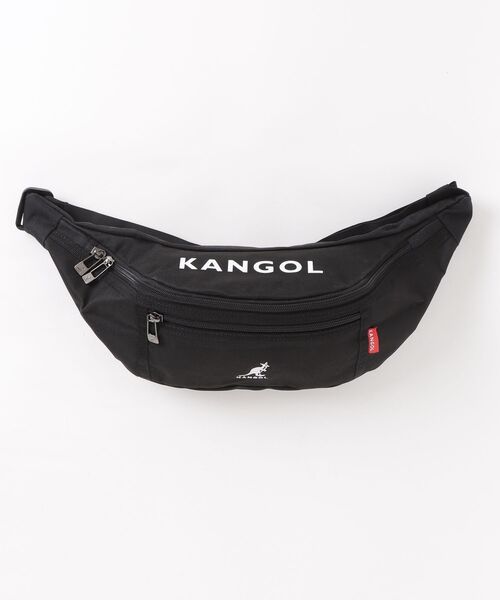 KANGOL(カンゴール)の「"06"≪KANGOL≫1ポケット ブランドロゴマーク ウエストバッグ(ボディバッグ/ウエストポーチ・メンズ・ブラック×ホワイト/ブラック×グレー・ONE SIZE)」の14枚目の写真