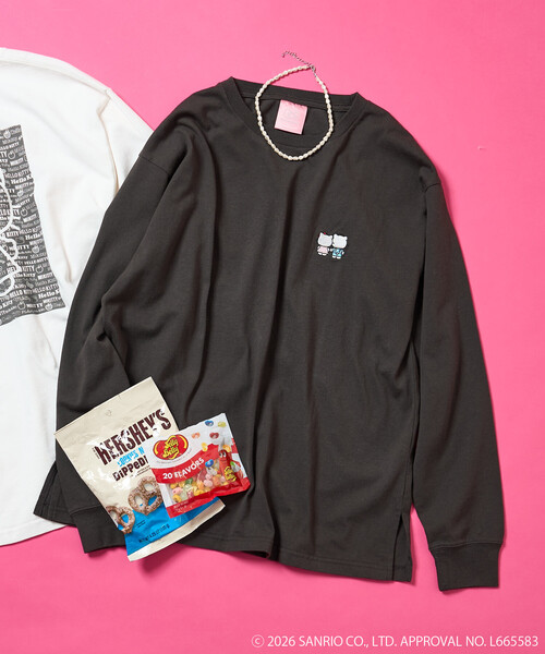 セール】SANRIO/サンリオ ”HELLO KITTY” 総柄プリントロンT（Tシャツ