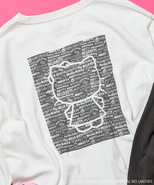 セール】SANRIO/サンリオ ”HELLO KITTY” 総柄プリントロンT（Tシャツ