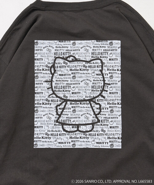 セール】SANRIO/サンリオ ”HELLO KITTY” 総柄プリントロンT（Tシャツ