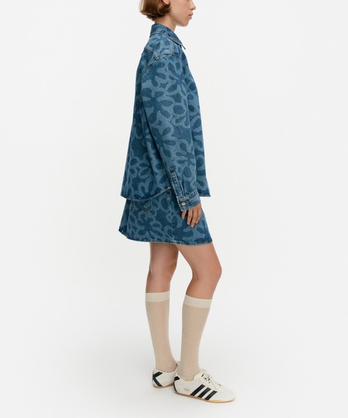 marimekko(マリメッコ)の「【Maridenim】 Vaihe Kukka / Shirt(シャツ/ブラウス・レディース・ネイビー・32/34/36/38/40)」の8枚目の写真