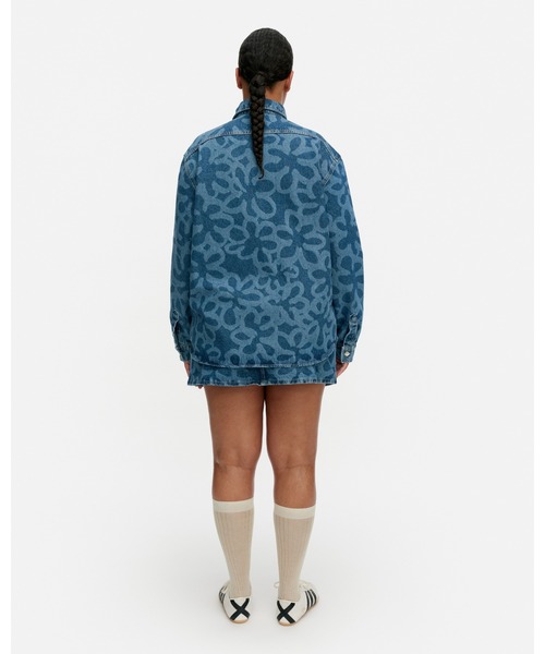 marimekko(マリメッコ)の「【Maridenim】 Vaihe Kukka / Shirt(シャツ/ブラウス・レディース・ネイビー・32/34/36/38/40)」の3枚目の写真