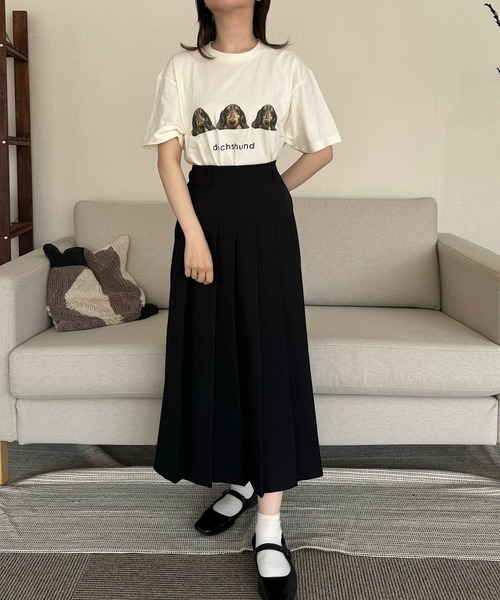 etta(エタ)の「ドッグデザインプリント半袖Tシャツ(Tシャツ/カットソー・レディース・A/C/D/E/J/H/I/G/F・MEDIUM/LARGE)」の9枚目の写真