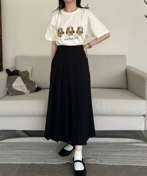 etta(エタ)の「ドッグデザインプリント半袖Tシャツ(Tシャツ/カットソー・レディース・A/C/D/E/J/H/I/G/F・MEDIUM/LARGE)」の17枚目の写真