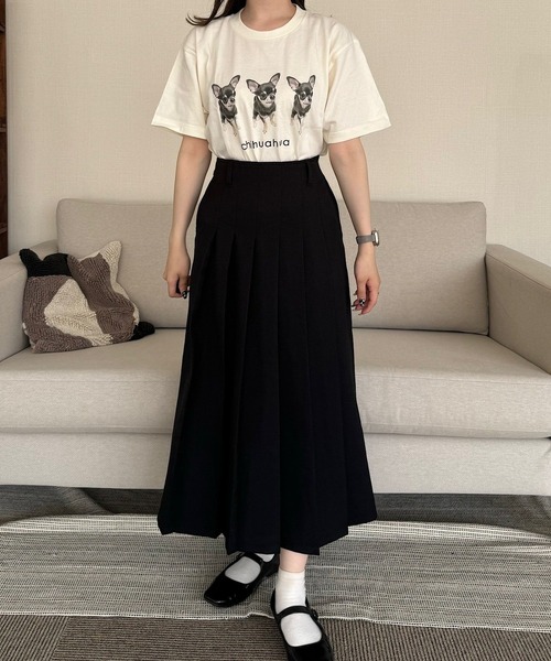etta(エタ)の「ドッグデザインプリント半袖Tシャツ(Tシャツ/カットソー・レディース・A/C/D/E/J/H/I/G/F・MEDIUM/LARGE)」の20枚目の写真