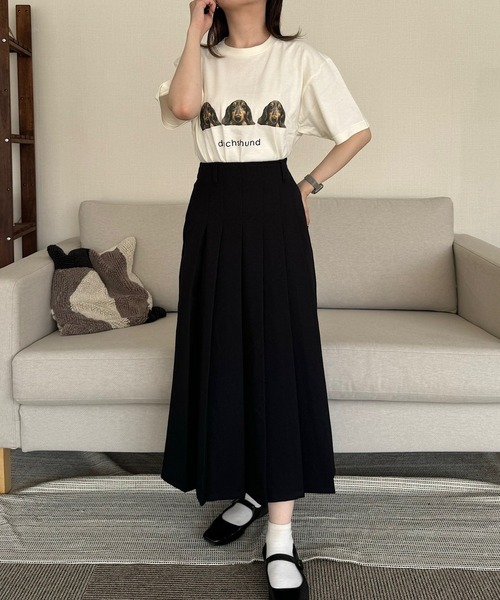 etta(エタ)の「ドッグデザインプリント半袖Tシャツ(Tシャツ/カットソー・レディース・A/C/D/E/J/H/I/G/F・MEDIUM/LARGE)」の10枚目の写真