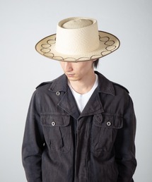 INDIETRO ASSOCIATION（インディエトロアソシエーション）の「Porkpie Panama Hat / ポークパイロングブリムパナマハット（ハット）」