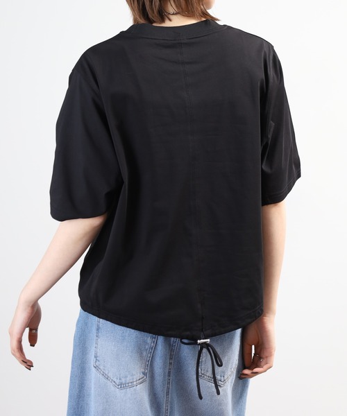 A.N.L(エーエヌエル レーベル)の「A.N.L ロゴ刺繍半袖カットソー(Tシャツ/カットソー・レディース・グレイッシュベージュ/ブラック/テラコッタ・38)」の8枚目の写真