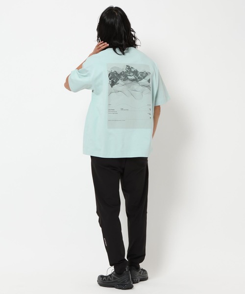 HEREIAM（ヘレイアム）の「【HEREIAM MEN】ユニセックス/吸水速乾/接触冷感/Wavelength T（Tシャツ/カットソー・メンズ・ブラック/ホワイト/サックスブルー・MEDIUM/LARGE）」の13枚目の写真