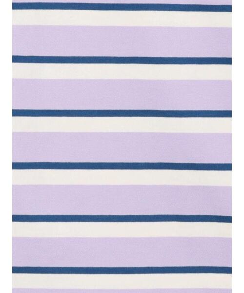 Samansa Mos2 Lagom（サマンサモスモスラーゴム）の「ダックスフント刺繍ボーダーロンT（Tシャツ/カットソー・キッズ・パープル/イエロー・130/95/120/110/100）」の8枚目の写真