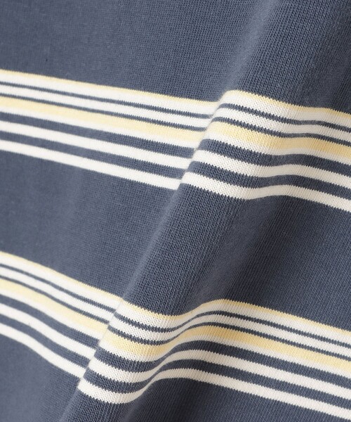 BEAMS mini(ビームスミニ)の「【8/6新規値下げ】ビッグ ボーダー Tシャツ 2026SS (90~150cm) 外遊び プチプラ 通園 通学 公園 定番(Tシャツ/カットソー・キッズ・ベージュ/ブルー系その他4・90/120/130/150/100/110/140)」の15枚目の写真