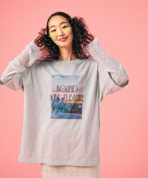 LEPSIM | 袖レースレイヤード長袖T　645485(Tシャツ/カットソー)