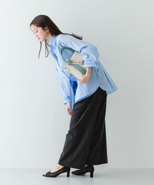 RODE SKO(ロデスコ)の「『MADE IN JAPAN』6センチチャンキーヒールシアーパンプス(パンプス・レディース・ブラック/オフホワイト・38/37/36)」の9枚目の写真