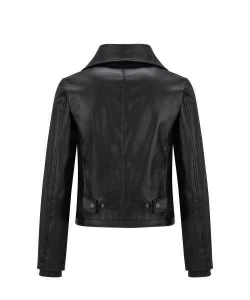 LECYTO（レシト）の「Geometrique Leather Jacket_[Black]（ライダースジャケット・レディース・その他・FREE）」の4枚目の写真