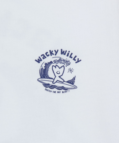 Wacky WiLLy(ワッキーウィリー)の「サーフィンキキグラフィック半袖Tシャツホワイト(Tシャツ/カットソー・レディース・その他・SMALL/MEDIUM/LARGE/X-LARGE)」の5枚目の写真