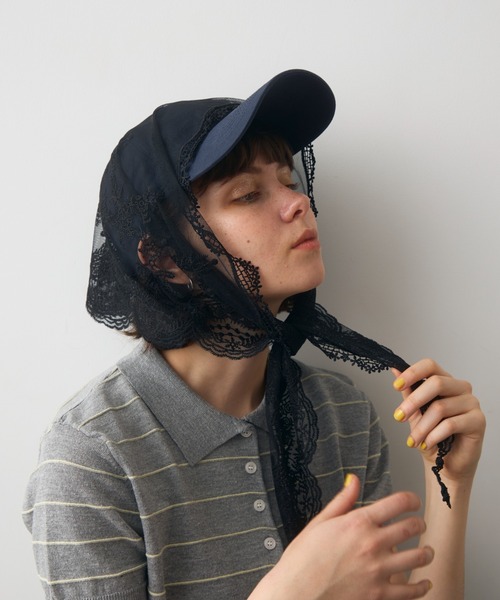 セール】tulle lace scarf / チュールレーススカーフ（ストール
