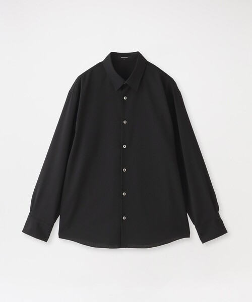 LOVELESS（ラブレス）の「ウールミックスシャツ（シャツ/ブラウス・メンズ・オフホワイト/ブラック・L/M）」の2枚目の写真