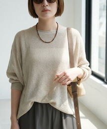 qualite（カリテ）の「【大人気アイテムが進化して新登場！】camifine ニットプルオーバー/春服/夏服/オフィスカジュアル/春ニット/春カラー（ニット/セーター）」